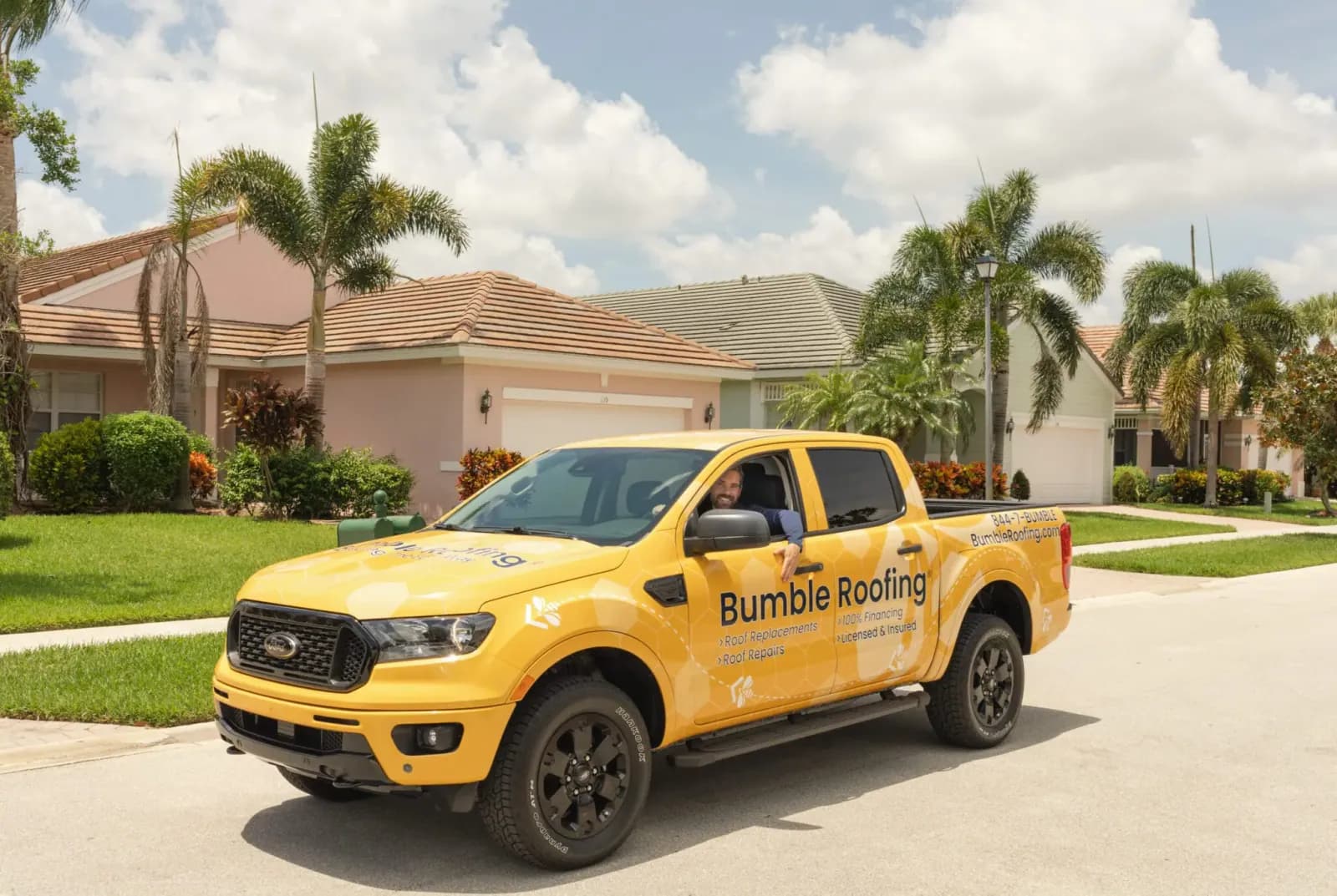 Bumble Roofing brand photo